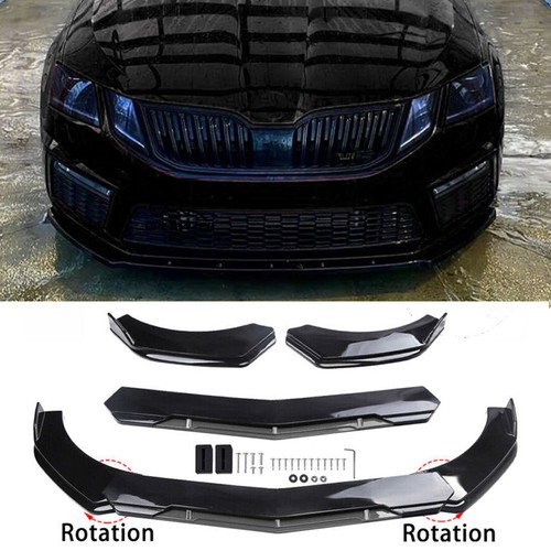Gloss front bumper splitter - front,