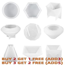 Large Pyramid Shape Silicone Mould Resin Epoxy Casting Jewelry Mold DIY 9.5cm UK