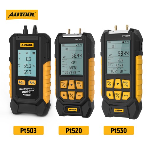 Digital manometer dual - digital, port