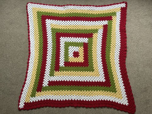 Crochet blanket throw granny - crochet, blanket/throw