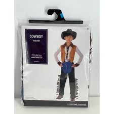 Cowboy Costume Child Large 12-14 Western Halloween Cosplay Vaquero Outfit