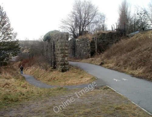 Photo 6x4 footpath and remains - footpath,