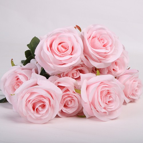 Heads silk rose artificial - heads,
