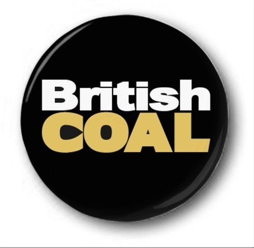 British coal 25mm - coal, button