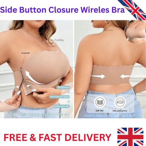 Women plus size side button - women,