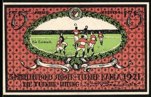 Emergency money kahla 1921 - money, 1921,