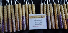 24 Miniature Beeswax Candles