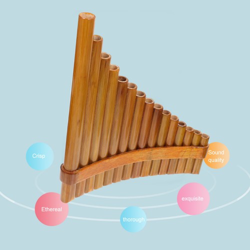 Set bamboo pipe pan flute - 1, 15-pipe