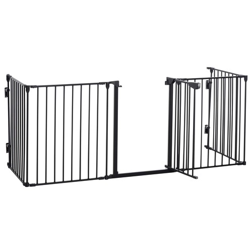 Pawhut pet safety gate - pawhut, 5