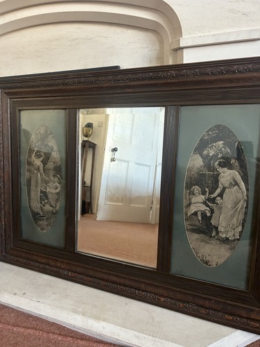 Victorian edwardian overmantel - victorian-edwardian,