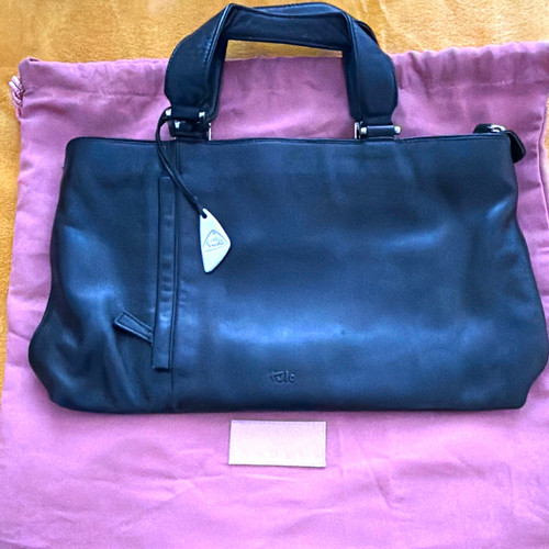 Tula black leather large - large, tote