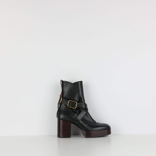 Chloe black boots shoe - black,