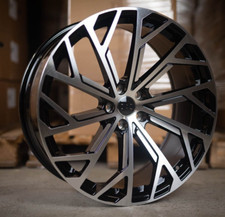 20"s8 black pol alloy wheels
