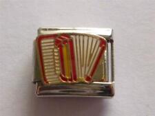 ACCORDION  MUSIC ITALIAN CLASSIC CHARM  fits all 9mm Italian bracelets C7