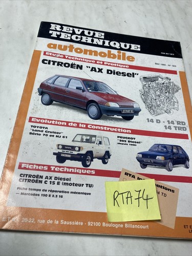 Citroën diesel 14d - ax, 14rd