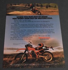 1983 Print Ad Honda XL200R