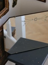 Mirror Vintage Etched Glass