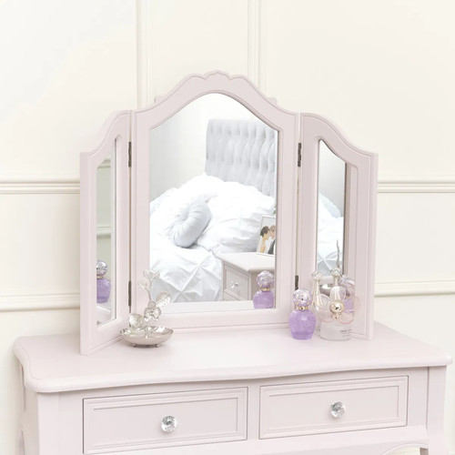 Pink tabletop vanity - pink,