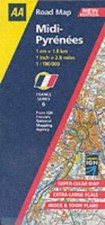 Midi-Pyrenees (AA Road Map France Series)