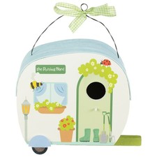 Green potting shed bird - green,
