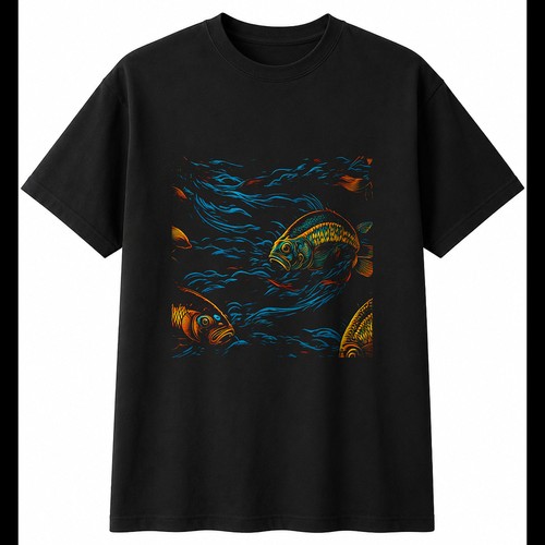 Ghost carp mens shirt sea - ghost,