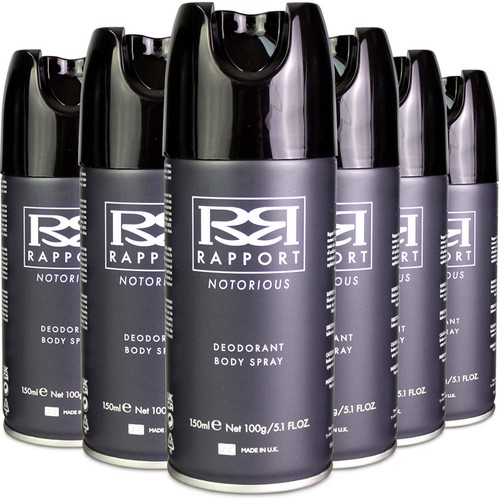 Rapport notorious deodorant - 6x,
