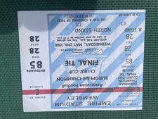 Replica European Cup final Ticket