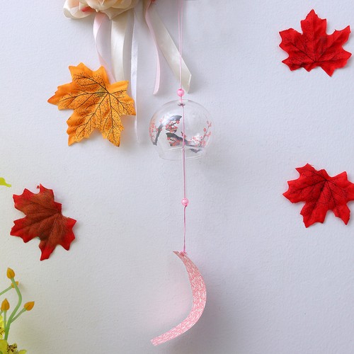 Reusable pink glass wind - reusable,