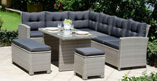 Luxury 10 Seater Rattan Corner