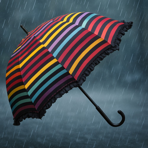Rainbow umbrella set 2 - rainbow,