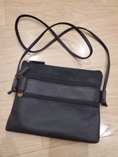 Brand New Black PVC Across The Body Handbag/bag. NATHALIE ANDERSON