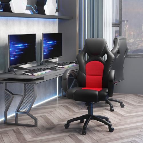 Racing gaming office chair - racing, pu