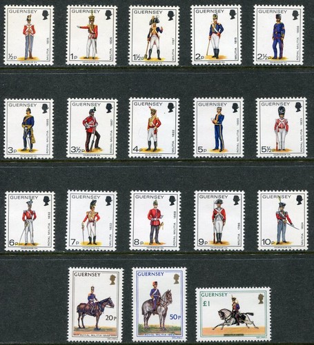 Guernsey 1974 definitives - guernsey,