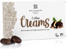 Whitakers Coffee Creams in Dark Chocolate 150g - Vegan Fairtrade