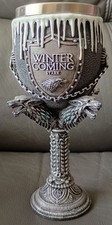 GAME OF THRONES HOUSE STARK GOBLET - WINTER IS COMING - Licensed Merchandise