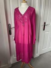 M&S Pink Sequin Beach Cover