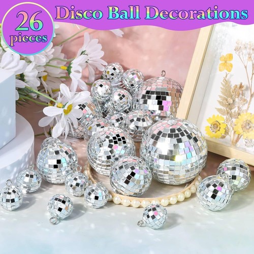 Pcs disco ball 5 sizes - disco, ball,