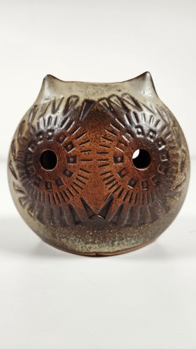 Broadstairs pottery owl money - pottery,