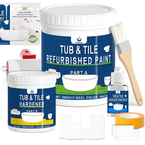 Bathtub refinishing kit gloss - bathtub,