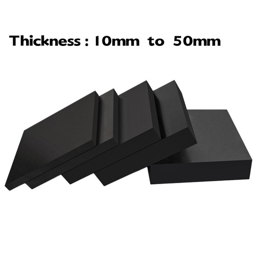 Solid rubber block black - solid,