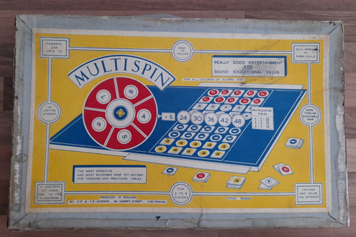 Vintage 1940s multispin game - multispin,