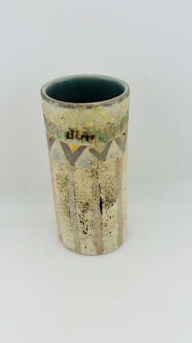 Signed studio pottery - signed, vase