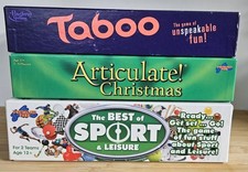 Bundle of board games. Taboo