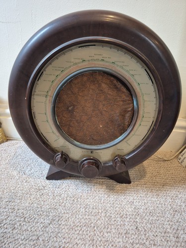 Ekco a22 bakelite valve - valve, radio