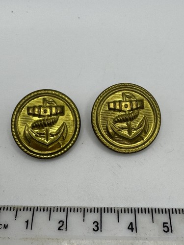 Pair vintage royal navy naval - pair,