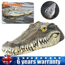 Artificial Crocodile Alligator Head Floating Resin Decoy Pool Pond Garden Decor