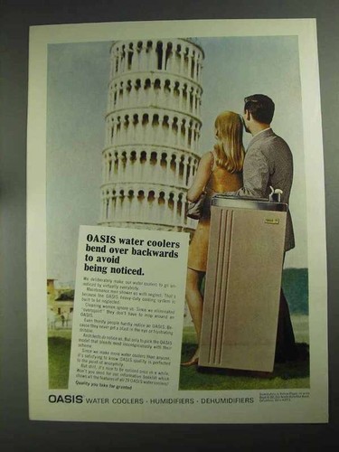 1968 oasis water coolers - water,
