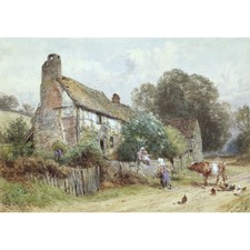 An Old Country Cottage - M B