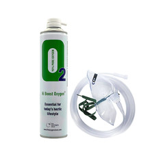 Hi Boost Oxygen Can 10 Litres + Mask | Boost Your Oxygen Levels | Oxygen Therapy