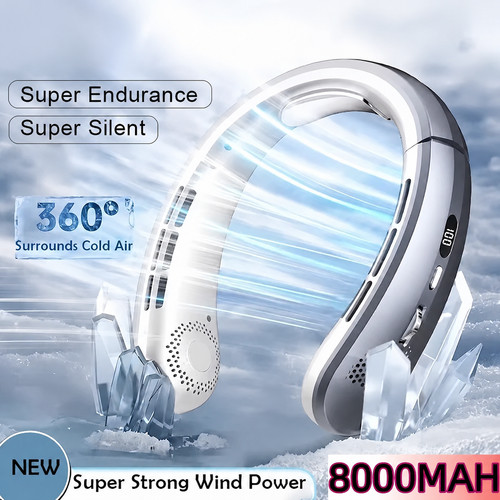 Portable neck fan 360 - fan, °
